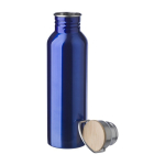 Gourde inox à paroi unique avec couvercle et poignée 700ml Clip Neck couleur bleu troisième vue