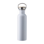 Gourde inox à paroi unique avec couvercle et poignée 700ml Clip Neck couleur blanc première vue