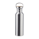 Gourde inox à paroi unique avec couvercle et poignée 700ml Clip Neck couleur argenté première vue