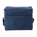Sacs isothermes personnalisés avec deux compartiments RPET IceCube couleur bleu troisième vue
