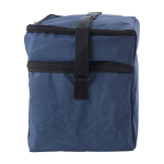 Sacs isothermes personnalisés avec deux compartiments RPET IceCube couleur bleu quatrième vue