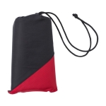 Couverture pliable en polyester imperméable, fixable au sol couleur rouge première vue
