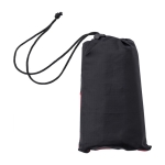 Couverture pliable en polyester imperméable, fixable au sol couleur rouge deuxième vue