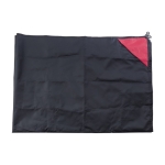 Couverture pliable en polyester imperméable, fixable au sol couleur rouge troisième vue