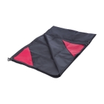 Couverture pliable en polyester imperméable, fixable au sol couleur rouge quatrième vue