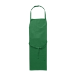 Tabliers publicitaires classiques en polyester sans poche 200 g/m² couleur vert première vue