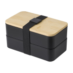 Boîte à lunch double compartiment et couverts 800ml Duo Compact troisième vue