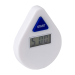 Minuteur douche 5 minutes avec ventouse pour publicité couleur blanc deuxième vue