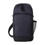 Grand sac à bandoulière personnalisé en polyester 600D avec sangle couleur gris première vue