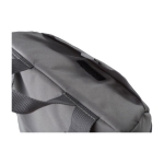 Sac à dos isotherme en polyester recyclé avec plusieurs compartiments couleur gris cinquième vue