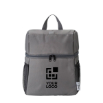Sac à dos isotherme en polyester recyclé avec plusieurs compartiments avec zone d'impression
