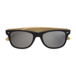 Lunettes de soleil sérigraphiées avec branches en bambou BeachWood couleur argenté brillant première vue