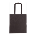 Sac à provisions en RPET non tissé avec longues poignées 70 gr/m² couleur marron première vue