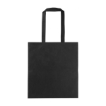 Sac à provisions en RPET non tissé avec longues poignées 70 gr/m² couleur noir première vue