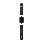 Montre connectée multifonction sans fil, bracelet réglable et USB couleur noir première vue