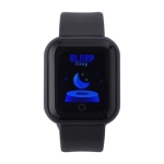 Montre connectée multifonction sans fil, bracelet réglable et USB couleur noir cinquième vue