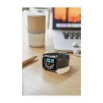 Montre connectée multifonction sans fil, bracelet réglable et USB couleur noir neuvième vue
