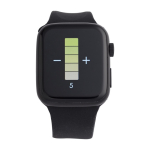 Montre intelligente multifonction avec Bluetooth Square couleur noir quatrième vue