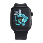 Montre intelligente multifonction avec Bluetooth Square couleur noir cinquième vue