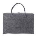 Sac en feutre recyclé avec grand compartiment couleur gris troisième vue