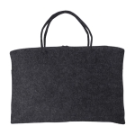 Sac en feutre recyclé avec grand compartiment couleur gris foncé première vue