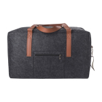 Élégant sac de voyage en feutre RPET avec fermeture éclair