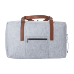 Élégant sac de voyage en feutre RPET avec fermeture éclair