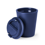 Gobelet à emporter en plastique recyclé à double paroi de 300 ml cinquième vue