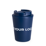 Mug à emporter en plastique recyclé à double paroi de 300 ml vue principale