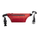 Sac banane en ripstop résistant avec une sangle ajustable à la taille couleur rouge première vue