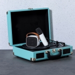 Set karaoké avec enceinte de 5 watts et microphone connexion Bluetooth vue d'ambiance