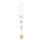 Médaille en bois avec cordon en coton et fermoir de sécurité vue principale