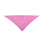 Foulard triangulaire classique en polyester dans des couleurs vives couleur rose première vue
