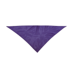 Foulard triangulaire classique en polyester dans des couleurs vives couleur mauve première vue