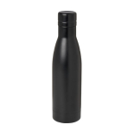 Bouteille isotherme en acier inoxydable recyclé 500ml couleur noir troisième vue
