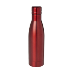 Bouteille isotherme en acier inoxydable recyclé 500ml couleur rouge troisième vue
