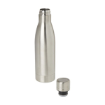 Bouteille isotherme en acier inoxydable recyclé 500ml couleur argenté deuxième vue
