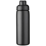 Bouteille CamelBak® en acier inoxydable à double paroi 600ml couleur noir deuxième vue frontale
