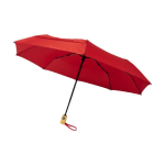 Petit parapluie avec ouverture et fermeture auto coupe-vent Ø97 RPET couleur rouge