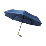 Petit parapluie avec ouverture et fermeture auto coupe-vent Ø97 RPET couleur bleu marine