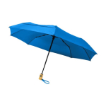 Petit parapluie avec ouverture et fermeture auto coupe-vent Ø97 RPET couleur bleu ciel