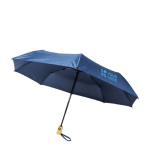 Petit parapluie avec ouverture et fermeture auto coupe-vent Ø97 RPET avec zone d'impression