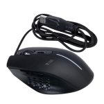 Souris de gaming au design ergonomique avec logo luencreux avec zone d'impression