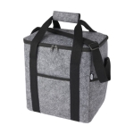 Sac isotherme en feutre recyclé GRS avec poches extérieures couleur gris
