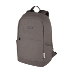 Sac à dos antivol pour PC 15,6” en matière recyclée avec poches couleur gris