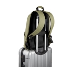 Sac à dos antivol pour PC 15,6” en matière recyclée avec poches couleur vert cinquième vue