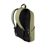Sac à dos antivol pour PC 15,6” en matière recyclée avec poches couleur vert vue latérale