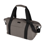 Sac de sport en coton recyclé avec fixation pour trolley couleur gris