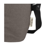 Sac de sport en coton recyclé avec fixation pour trolley couleur gris vue détail 1