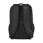 Sac à dos pour PC 15” en polyester recyclé avec sac banane amovible couleur noir deuxième vue arrière